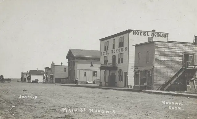 Main Street with Hotel Nokomis