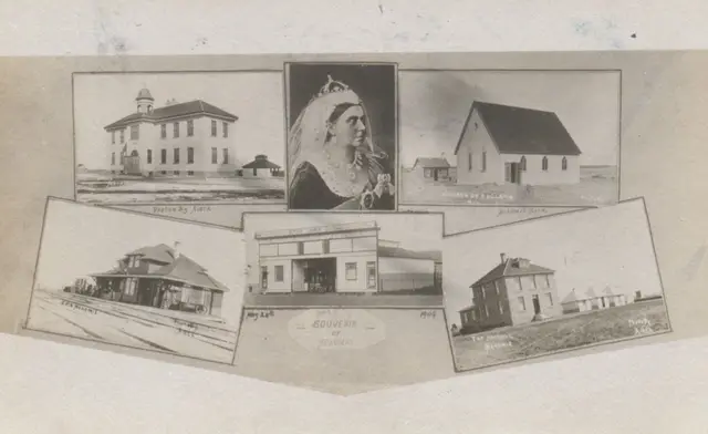 Souvenir of Nokomis multi-view postcard
